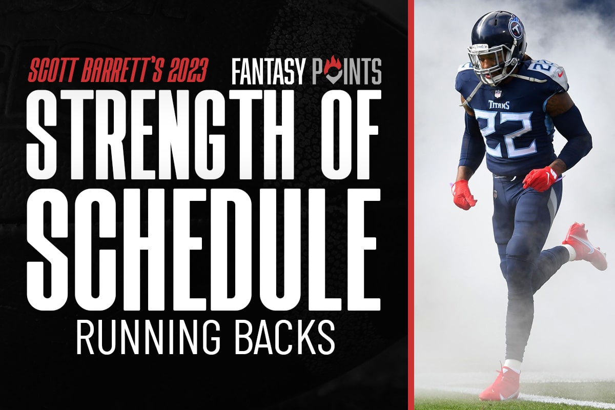 Fantasy Football 2023: Projected Strength of Schedule for RBs sees