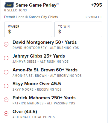 TNF Preview: Same-Game Parlay 