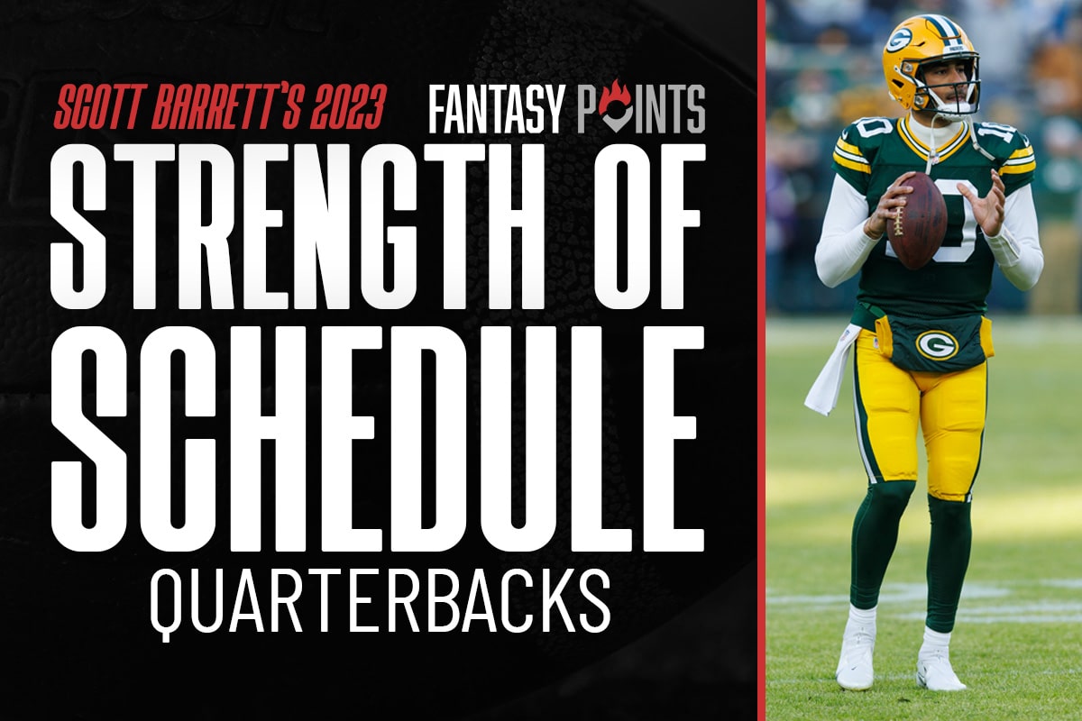 2023 Fantasy Football Quarterback Strength of Schedule